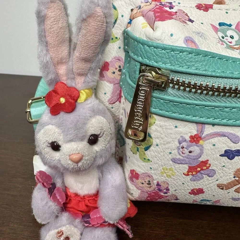 Loungefly Aulani Duffy and Friends Backpack Disney Resort Spa Parks Keychain